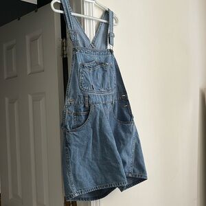 Vintage overalls 90s style SQZ denim size large women’s